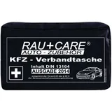 RAU EH0002 Kfz-Verbandtasche Kompakt Inhalt nach DIN 13164 § 35H Stvzo, Schwarz