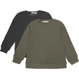 MINYMO 2er-Set: Sweatshirts in Khaki/ Schwarz | Gr.: 92