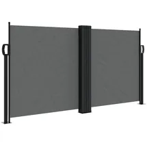 vidaXL Seitenmarkise 120 x 1000 cm Anthrazit Polyester