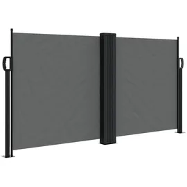 vidaXL Seitenmarkise 120 x 1000 cm Anthrazit Polyester