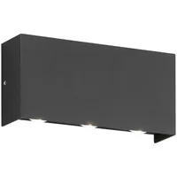 Fischer Leuchten Gartenlampe Wandleuchte Außenleuchte LED Metall Schwarz Wandspot