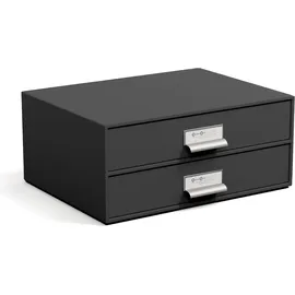 Bigso Box of Sweden Schubladenbox 2-tlg. dunkelgrau