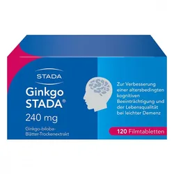 Ginkgo Biloba STADA 240MG FTA bei Gedächtnis- und Konzentrations