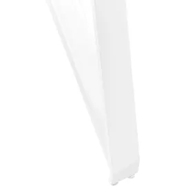 Beliani Esstisch Weiß Marmor 160 x 90 cm