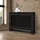ECD Germany Heizkörperverkleidung Landhausstil 112x19x82 cm Schwarz