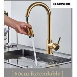 klarwerk Paul Küchenarmatur Niederdruck Gold