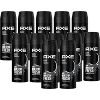 Axe Bodyspray Black im 12er Set, Deo ohne Aluminium