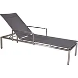 Garden Pleasure Sienna Sonnenliege 200 x 66 x 0 cm Grau