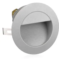 Ledscom.de LED Treppenlicht/Wandeinbauleuchte für innen und außen, Downlight, rund,