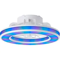 Brilliant LED Deckenleuchte mit Ventilator Mondello Ø 42 cm