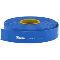 Bradas Flachschlauch 50 m blau/grün