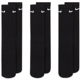 Nike Everyday Cushioned Crew 3er Pack black/white 34-38