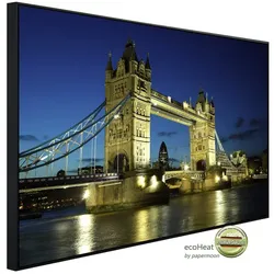papermoon Infrarotheizung »EcoHeat - Tower Bridge«, Matt-Effekt - bunt