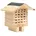 vidaXL Bienenhotel Tanne Massivholz 22x20x20 cm