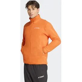adidas Multi Essentials Fleece Mit Durchgehendem Reißverschluss Orange XL