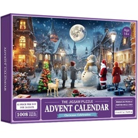 Adventskalender 2023 Weihnachtspuzzle - 24 Tage Countdown-Kalender mit täglichen Puzzleteilen für Jungen und Mädchen - Das ideale Geschenk zur W...