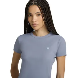G-Star Rib Cap Sleeve T-Shirt - Hellblau - Damen, - L,