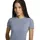 G-Star Rib Cap Sleeve T-Shirt - Hellblau - Damen, - L,