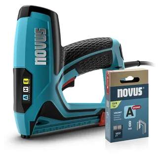 Novus Tools 031-0369 Elektrotacker Klammerntyp Typ 37, Typ 53 Klammernlänge 6 │ 14 mm