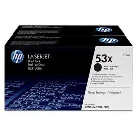 HP 53X schwarz 2er Pack (Q7553XD)