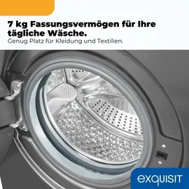 Exquisit WA57014-021A Waschmaschine (7 kg, 1400 U/min)
