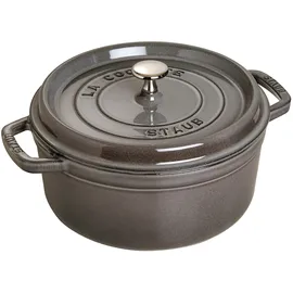 Staub Cocotte 18 cm rund graphitgrau