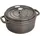 Staub Cocotte 18 cm rund graphitgrau