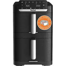 Tefal Easy Fry Crispy Stack Doppelkammer schwarz
