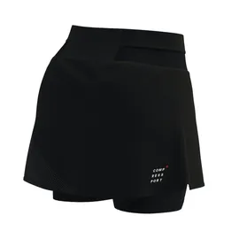 compressport Damen Performance Skirt schwarz