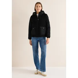 Cecil Jacke mit Strukturmix - schwarz