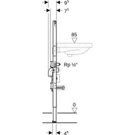Geberit Duofix Element f WT 112cm