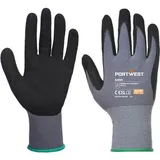 PORTWEST Dermiflex Schwarze Handschuhe M
