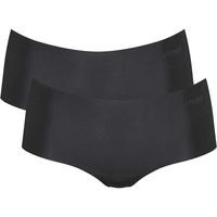 Sloggi Slip »ZERO Microfibre 2.0 Short 2P«, (2er Pack), nahtlos und unsichtbar sloggi BLACK