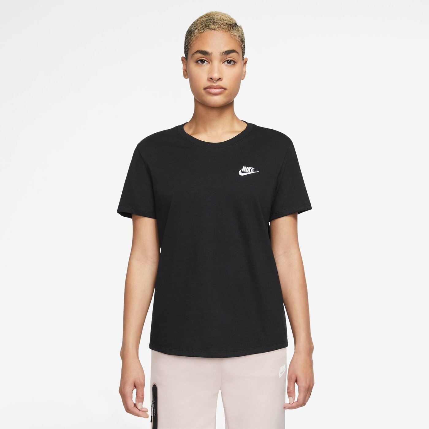 Nike Damen T-Shirt - W NSW TEE CLUB - Schwarz - XS