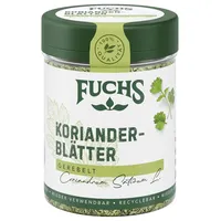 Fuchs Gewürze - Korianderblätter gerebelt - herb-würziger Geschmack für Eintöpfe oder mediterrane Gerichte - natürliche Zutaten - 15 g in wiederverwendbarer, recyclebarer Dose