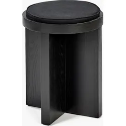 Tabu Hocker Eiche schwarz