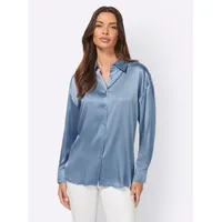 Heine Hemdbluse in bleu | Gr.: 34