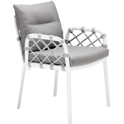Dining Sessel Caro - 305 - anthrazit wetterfest 735 - beige