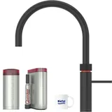 bietal® Quooker Fusion Round schwarz & COMBI Reservoire & CUBE