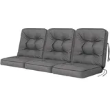 Bjird Bankauflage 150 x 50 x 5 cm grau 3 St.