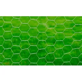 vidaXL Maschendrahtzaun 25 x 75 cm Silber/Stahl