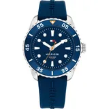 Tommy Hilfiger KIDS 1720047 38 mm Silikongehäuse Blau Silikonarmband Blau