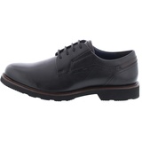 SIOUX Dilip-716-h Oxford-Schuh, Schwarz, 41.5 EU Weit