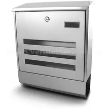 BITUXX MS-13174 Silber inkl. Zeitungsfach