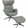 flexlux Relaxsessel More Polyester 90 x 107 x 89 cm Blau mit Kopfteil