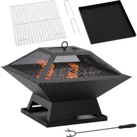 Outsunny Feuerschale Garten Feuerkorb für gemütliche Abende Aosom.de