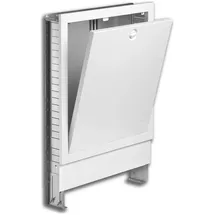 Kermi x-net Verteilerschrank US80-L3 Unterputz, Breite 685mm, Tiefe 80-120mm, Höhe 705-775mm, Weiß RAL 9016 SFSUP080L03