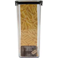 Shopping4u-24 Vorratsglas 1800 ml - Schwarz Kunststoff