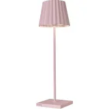 SOMPEX Dekoleuchte Aluminium 38 cm Akku spritzwassergeschützt pink