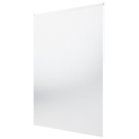 Basic Duschrollo 160x240 cm Modell 3D Optik transparent Mosaik Duschvorhang